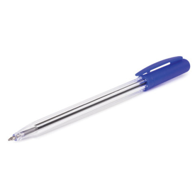 Ручка шариковая, Синяя, автоматическая, STAFF - 11 руб. в alfabook