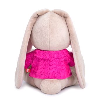 Мягкая игрушка Зайка Ми в розовом свитере 18 см - 1 322 руб. в alfabook