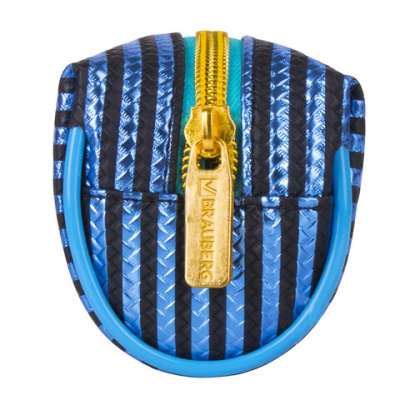 Пенал-косметичка BRAUBERG, мягкий, "Royal", голубой, 19х6х6 см - 128 руб. в alfabook