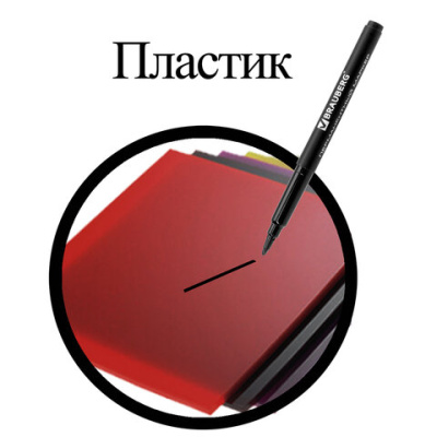 Маркер перманентный (нестираемый), 1 мм, "CLASSICLine", BRAUBERG - 45 руб. в alfabook