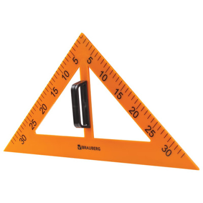 Набор чертежный для классной доски (2 треугольника, транспортир, циркуль, линейка 100 см), BRAUBERG - 3 124 руб. в alfabook