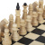Шахматы классические, деревянные, лакированные, доска 29*29см, ЗОЛОТАЯ СКАЗКА -  в alfabook
